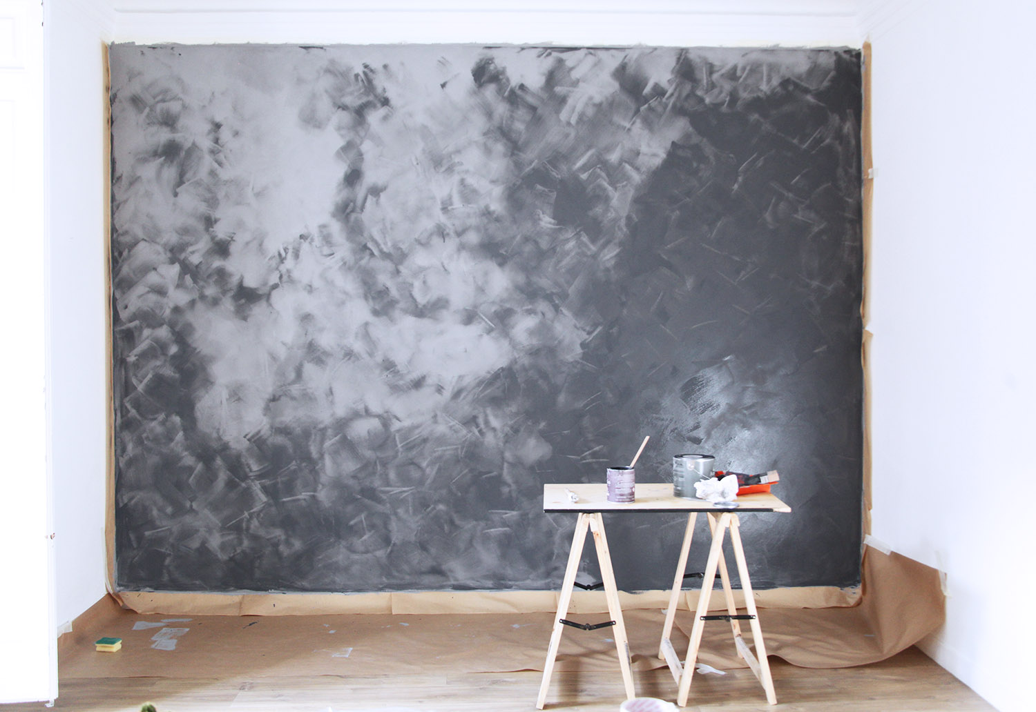 Cómo pintar paredes con textura con Chalk Paint