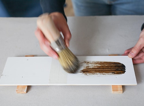 chalk paint tutorial como fingir madera